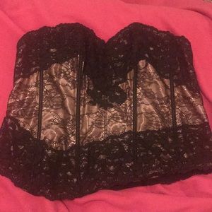 Cacique asymmetrical corset size 22/24